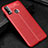 Soft Silicone Gel Leather Snap On Case Cover for Huawei Y8s Red