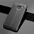 Soft Silicone Gel Leather Snap On Case Cover for LG G8 ThinQ Black