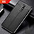 Soft Silicone Gel Leather Snap On Case Cover for Nokia X5 Black