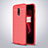 Soft Silicone Gel Leather Snap On Case Cover for OnePlus 7 Red
