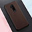Soft Silicone Gel Leather Snap On Case Cover for OnePlus 7T Pro Brown