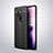 Soft Silicone Gel Leather Snap On Case Cover for OnePlus 8 Pro Black