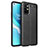Soft Silicone Gel Leather Snap On Case Cover for OnePlus 8T 5G Black