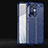 Soft Silicone Gel Leather Snap On Case Cover for OnePlus Nord CE 3 Lite 5G Blue