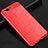 Soft Silicone Gel Leather Snap On Case Cover for Oppo R15X Red