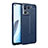 Soft Silicone Gel Leather Snap On Case Cover for Oppo Reno7 4G Blue