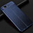 Soft Silicone Gel Leather Snap On Case Cover for Oppo RX17 Neo Blue