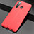 Soft Silicone Gel Leather Snap On Case Cover for Realme 5i Red