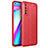 Soft Silicone Gel Leather Snap On Case Cover for Realme 7 Red