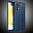 Soft Silicone Gel Leather Snap On Case Cover for Samsung Galaxy A23 5G Blue