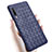 Soft Silicone Gel Leather Snap On Case Cover for Samsung Galaxy A90 5G Blue