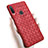 Soft Silicone Gel Leather Snap On Case Cover for Samsung Galaxy A90 5G Red