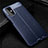 Soft Silicone Gel Leather Snap On Case Cover for Samsung Galaxy M31s Blue