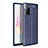 Soft Silicone Gel Leather Snap On Case Cover for Samsung Galaxy Note 20 Ultra 5G Blue