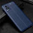 Soft Silicone Gel Leather Snap On Case Cover for Vivo V20 Blue
