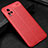 Soft Silicone Gel Leather Snap On Case Cover for Vivo V20 Pro 5G Red