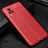 Soft Silicone Gel Leather Snap On Case Cover for Vivo V20 Red