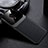 Soft Silicone Gel Leather Snap On Case Cover for Vivo X50 Lite Black