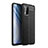 Soft Silicone Gel Leather Snap On Case Cover for Xiaomi Mi 10 Lite Black