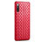 Soft Silicone Gel Leather Snap On Case Cover for Xiaomi Mi 9 Pro 5G Red