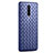 Soft Silicone Gel Leather Snap On Case Cover for Xiaomi Mi 9T Pro Blue