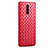 Soft Silicone Gel Leather Snap On Case Cover for Xiaomi Mi 9T Pro Red