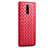 Soft Silicone Gel Leather Snap On Case Cover for Xiaomi Mi 9T Red