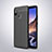 Soft Silicone Gel Leather Snap On Case Cover for Xiaomi Mi Max 3 Black