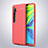 Soft Silicone Gel Leather Snap On Case Cover for Xiaomi Mi Note 10 Pro Red
