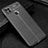 Soft Silicone Gel Leather Snap On Case Cover for Xiaomi Redmi 9 India Black