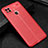 Soft Silicone Gel Leather Snap On Case Cover for Xiaomi Redmi 9C NFC Red