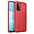 Soft Silicone Gel Leather Snap On Case Cover for Xiaomi Redmi 9T 4G Red