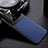 Soft Silicone Gel Leather Snap On Case Cover H01 for Huawei Mate 20 Blue