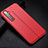 Soft Silicone Gel Leather Snap On Case Cover H01 for Realme X50 Pro 5G Red