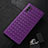 Soft Silicone Gel Leather Snap On Case Cover H01 for Samsung Galaxy Note 10 Plus 5G Purple