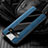 Soft Silicone Gel Leather Snap On Case Cover H01 for Samsung Galaxy S10 Blue