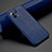 Soft Silicone Gel Leather Snap On Case Cover H01 for Xiaomi Mi 11 5G Blue