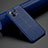 Soft Silicone Gel Leather Snap On Case Cover H01 for Xiaomi Mi 11 Lite 4G Blue