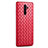 Soft Silicone Gel Leather Snap On Case Cover H01 for Xiaomi Redmi Note 8 Pro Red