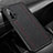 Soft Silicone Gel Leather Snap On Case Cover H02 for Huawei Honor 20 Black