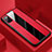 Soft Silicone Gel Leather Snap On Case Cover H02 for Huawei Honor View 30 5G Red