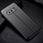 Soft Silicone Gel Leather Snap On Case Cover H02 for Samsung Galaxy S10e Black