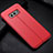 Soft Silicone Gel Leather Snap On Case Cover H02 for Samsung Galaxy S10e Red