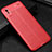 Soft Silicone Gel Leather Snap On Case Cover H02 for Xiaomi Redmi 9AT Red
