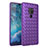 Soft Silicone Gel Leather Snap On Case Cover H03 for Huawei Mate 20 Purple