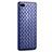 Soft Silicone Gel Leather Snap On Case Cover H03 for Oppo R17 Neo Blue