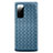 Soft Silicone Gel Leather Snap On Case Cover H03 for Samsung Galaxy S20 5G Sky Blue