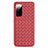 Soft Silicone Gel Leather Snap On Case Cover H03 for Samsung Galaxy S20 Red