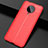 Soft Silicone Gel Leather Snap On Case Cover H03 for Xiaomi Redmi K30 Pro 5G Red