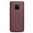 Soft Silicone Gel Leather Snap On Case Cover H04 for Huawei Mate 20 Pro Brown